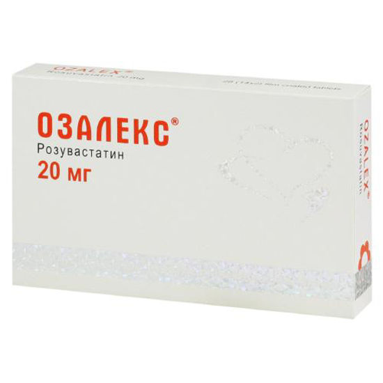 Озалекс таблетки 20 мг №28.